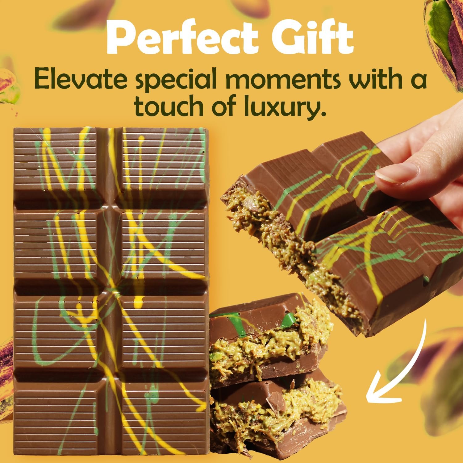 Pistachio Chocolate Bar